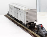 Lionel 6-16639  B&O Box Car with real Steam rail Sounds O SCALE Like New