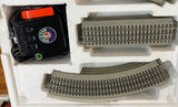 Lionel 6-30018 Pennsylvania Flyer  Set O SCALE (7 stakes are missing from flat car) Used Damaged Box
