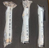 Con-Cor 001-008724 CHICAGO BURLINGTON & QUINCY Post WWII Pioneer Zephyr Diesel Train Set AND 0001-008723 4th Add On Car HO Scale Like New