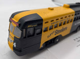 MTH Railking 30-2586-1 Pittsburgh Steelers Terrible Trolley PCC Electric Street Car With Proto-Sound 2.0 SIGNED by Myron Cope O SCALE Like New limited