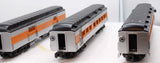 K-Line K-1136W Western Pacific WP"Exposition Flyer" Steam Locomotive & 3 Cars O SCALE Like New