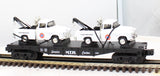 MTH 30-7640 UNION 76 Flat Car w/tow trucks O Scale Like New