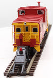 Atlas 6621 SANTA FE Merger Extended Vision & Standard Cupola Cabooses O Scale Like New