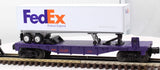 Lionel 6-19440 Flatcar with FedEx Trailer 6424 O Scale Like New