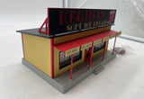 MTH Railking 30-90293 Regina's Soft Ice Cream Road Side Stand O SCALE Used Excellent