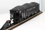 MTH Premier 20-90001b Reading 4 Bay Hopper W/Coal Load Car O SCALE Like New