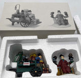 Dept 56 58392 Chelsea Market Hat Monger and Cart Dickens Village   Used Excellent