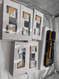 MTH Railking 30-4171-1 NFL Pittsburgh Steelers Super Bowl Dash-8 R-T-R Deluxe Freight Train Set with Proto-Sound 2.0 O SCALE Used Excellent  Damaged Box as is cosmetically
