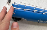 MTH Railking 30-7356 Great Northern GN Blue 33K Gallon Tank Car #100094 O SCALE Used as is