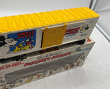 Lionel 6-9660 DISNEY MICKEY MOUSE EXPRESS HI CUBE BOXCAR O SCALE Used Excellent