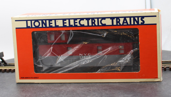 Lionel 6-17606 New York Central steel sided caboose with smoke and end of train warning light O SCALE NEW