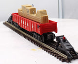 Lionel 6-9307 ERIE Animated Cop & Hobo Gondola O Scale Like New