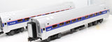 MTH Railking 30-6521 Amtrak 2-Car O-31 Amfleet Coach Set O SCALE Like New