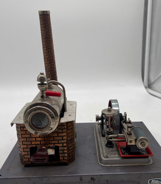 Wilesco Steam boiler & engine toy model made in Germany vintage Collectable AS IS Used Excellent No Box