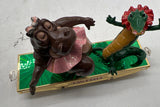 Pride Lines Disney Fantasia dancing hippo ballerina and Gator Car 1990s  Used Excellent No Box