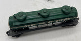 Lionel 6-6302 Quaker state green three dome tank car O SCALE Used