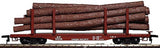 Walthers 932-34005 UNION PACIFIC 45' Log Car w/Logs Rolling Stock Ready-to-Run 3-Pack HO Scale NEW
