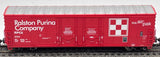 Athearn RTR 91369 Ralston Purina 50 Double Plug Door Boxcar RPCX #200 HO SCALE Like New