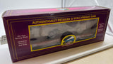 MTH Premier  20-98832 Santa Fe ATSF Flat Car w/Die-Cast Santa Fe "Flagstaff" Bus O SCALE Like New
