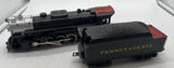 Lionel 6-18765 Pennsylvania PRR 2-8-4 Berkshire Jr. Steam Engine & Tender O SCALE Used Excellent no smoke as is