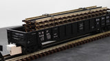 MTH Premier 20-95286 Nickel Plate Road Gondola Car O SCALE Like New Damaged Box