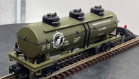 MTH Railking 30-7364 Army 3-Dome Tank Car - Army O SCALE NEW