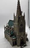 Department 56 56.59248SE Christmas in the City "Cathedral of St. Nicholas" Artist Signed Ceramic Building  Like New