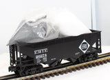 K-Line 6-21356 Erie 2 Bay Operating Hopper w/ 2 loads # 26274 O SCALE Like New