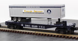 MTH Railking 30-7633 Baltimore & Ohio Flat Car w/ trailer O SCALE NEW