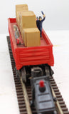 Lionel 6-9307 ERIE Animated Cop & Hobo Gondola O Scale (car is dirty) Used WRONG BOX