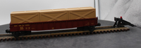 MTH 30-7208 Union Pacific Semi-Scale Gondola & 3 Crates O SCALE Like New