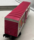 Lionel 6-9664 Disney Cinderella Hi-Cube Boxcar Pink O Scale Like New