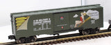 Menards 279-3101D Aluminum Overcast USAXX #94076 Boxcar O Scale Like New
