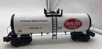 MTH Railking 30-73135 Pittsburgh Brewing Company Iron City Tank Car  O SCALE Used Excellent