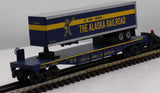 MTH Railking 30-76126 Alaska RailKing Flat Car w/40' Trailer O SCALE Like New