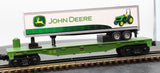 MTH Railking 30-76148 John Deere Flat Car w/40' Trailer O SCALE Used Excellent