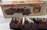 Lionel 6-9553 WESTERN & ATLANTIC Horse Car 5 horses O Scale Used Damaged Box