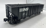 Weaver u4910 Norfolk Southern NS 4 bay high sided hopper w coal load 3 RL O SCALE Used Excellent