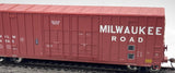 InterMountain 4133002-05 Milwaukee Road 50' High Cube double door boxcar HO SCALE Like New