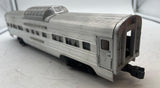 Lionel Postwar 2532 Lionel Lines SILVER RANGE Aluminum Car Vista Dome O SCALE Used Damaged Box