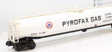 MTH 20-96007 PYROFAX GAS 33K Gallon Tank Car Premier O Scale Used
