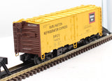 Lionel 6-17339 Burlington Refrigerator Express Steel-sided Refrigerator Car #74825 O SCALE NEW