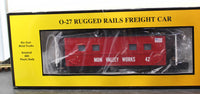 MTH 30-4159C RAILKING Mon Valley Works Steel Caboose O SCALE Like New