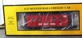 MTH 30-4159C RAILKING Mon Valley Works Steel Caboose O SCALE Like New