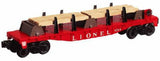 Lionel 6-19484 Lionel Lines O27 Flat Car w/ Wood Planks #6264 O SCALE Like New
