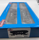 Athearn RND1037 Norfolk & Western N&W 34ft 2-Bay Offset Hopper 4-Pack  HO Scale Like New
