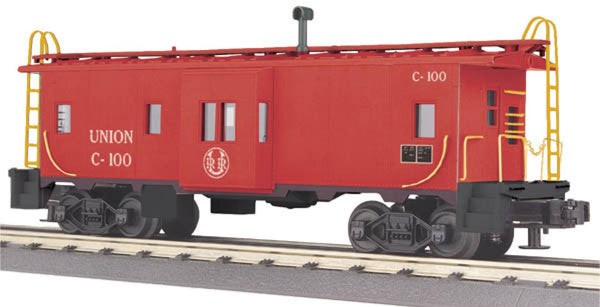 MTH Railking 30-77094 Union Railroad Bay Window Caboose O SCALE NEW