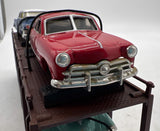 MTH 30-7628 MTH Auto Transportation Auto Carrier Flat Car RailKing 1957 O Scale Used as is