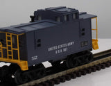 Lionel 6-16566 UNITED STATES ARMY Caboose #907 O Scale Like New