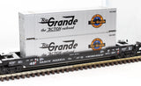 MTH Railking 30-76020 Denver & Rio Grande Husky Stack Car O SCALE Like New